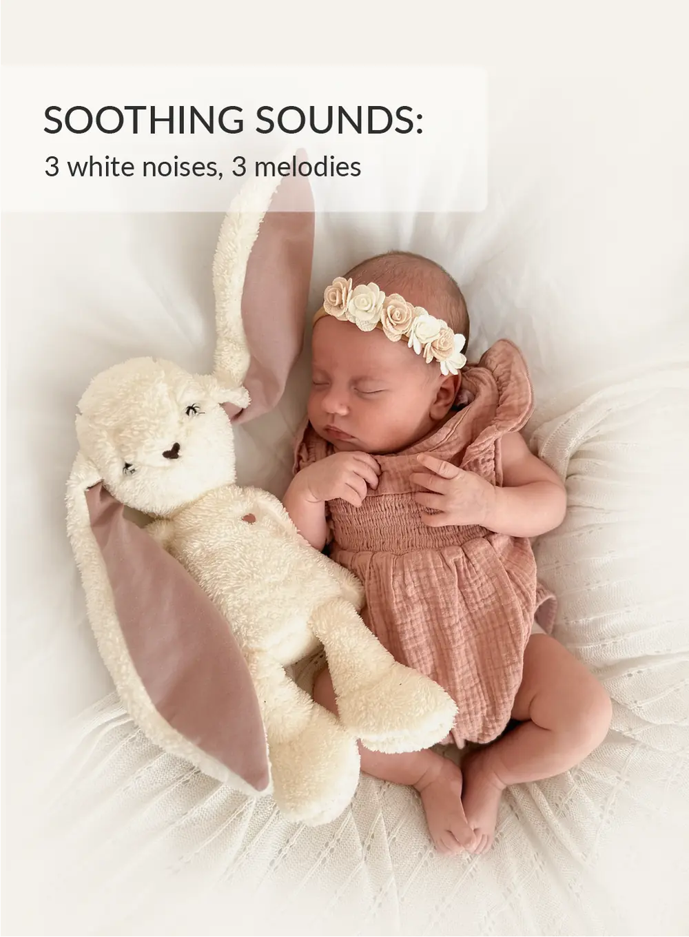 myHummy BUNNY with lamp - pink ears