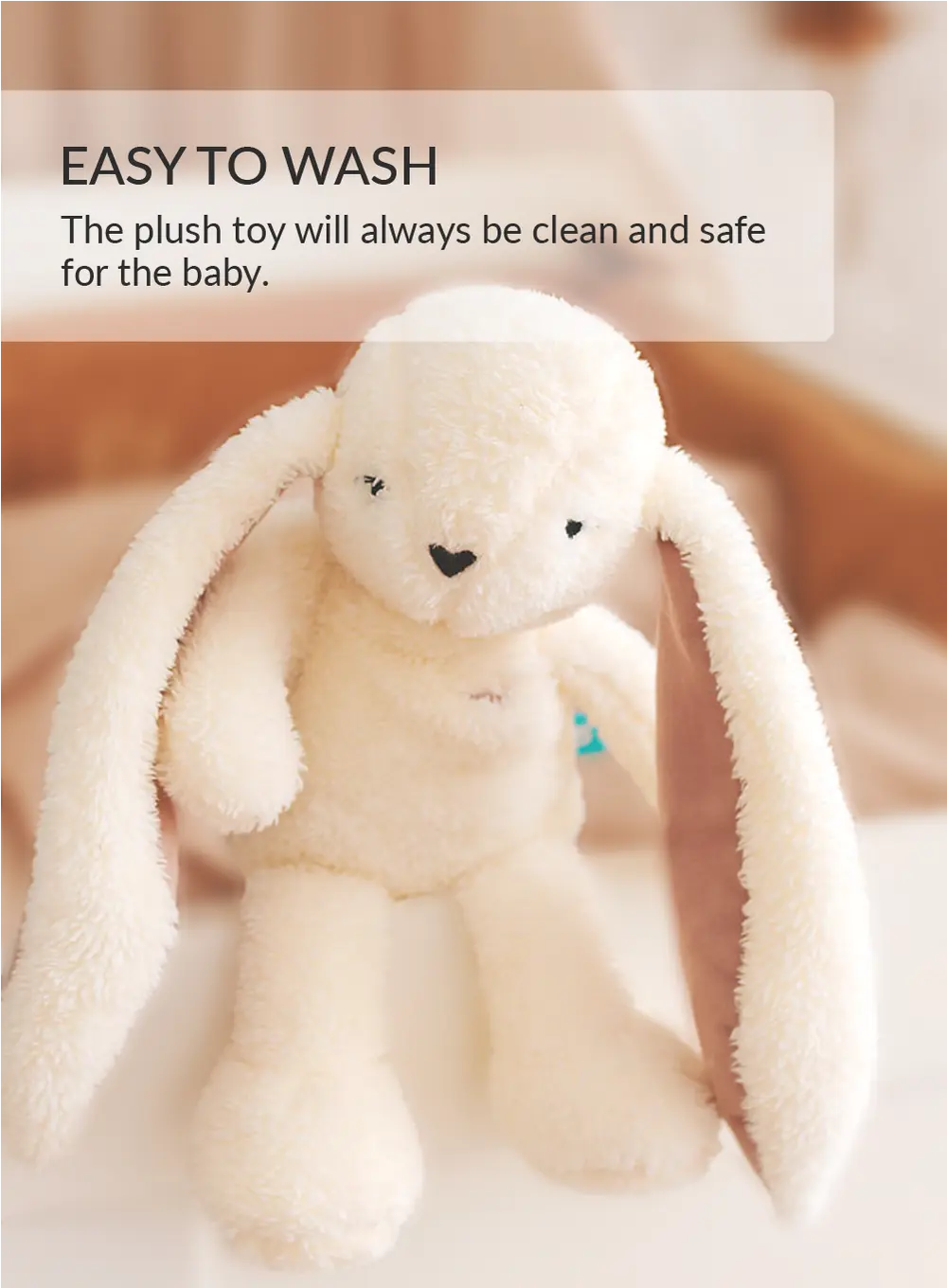 myHummy BUNNY with lamp - pink ears