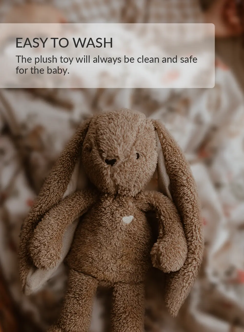 myHummy BUNNY with lamp - brown