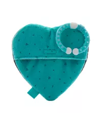 Travel Humming Heart Pouch - Grey