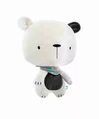 myHummy Teddy – humming pillow bear Ecru/Graphite