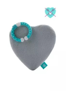 Travel Humming Heart Pouch - Grey